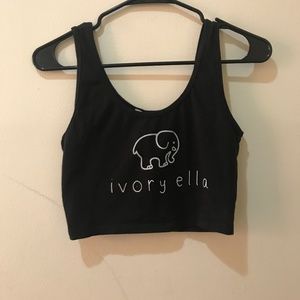 *IVORY ELLA* Cropped Tank